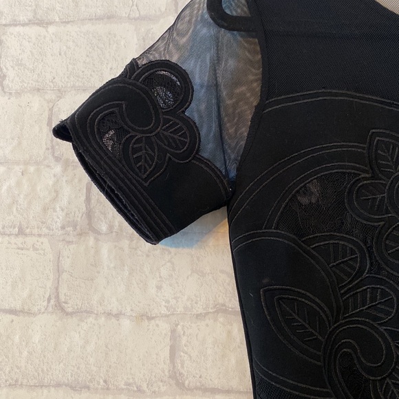 Leo & Ugo Black Dress Size 2 - Picture 8 of 10